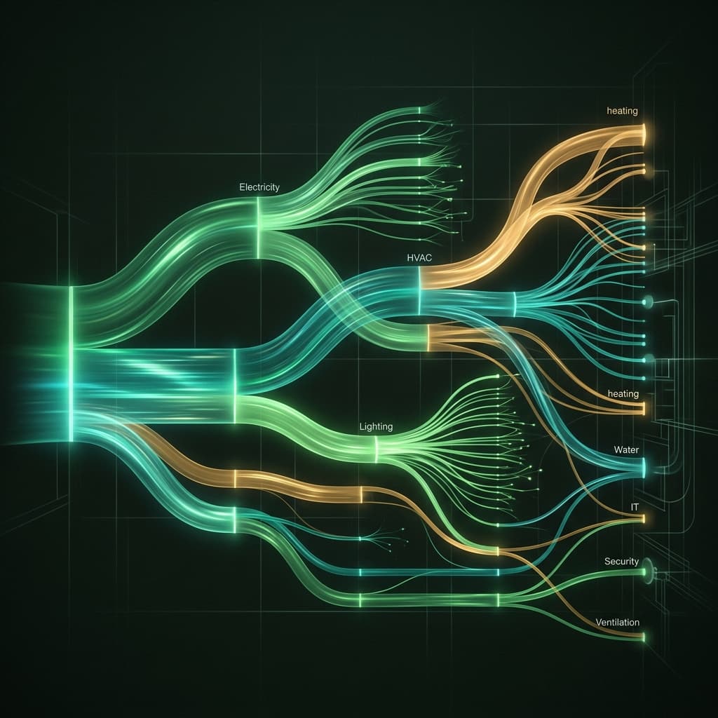 Energy flow visualisation with Sankey diagram